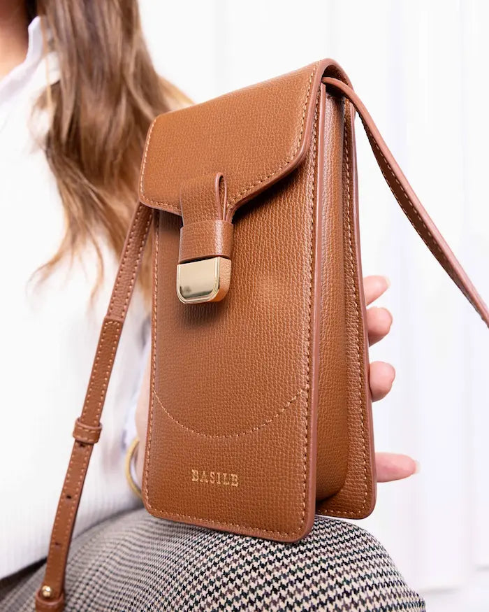 Le Porte-Téléphone Dianna - Camel Grainé